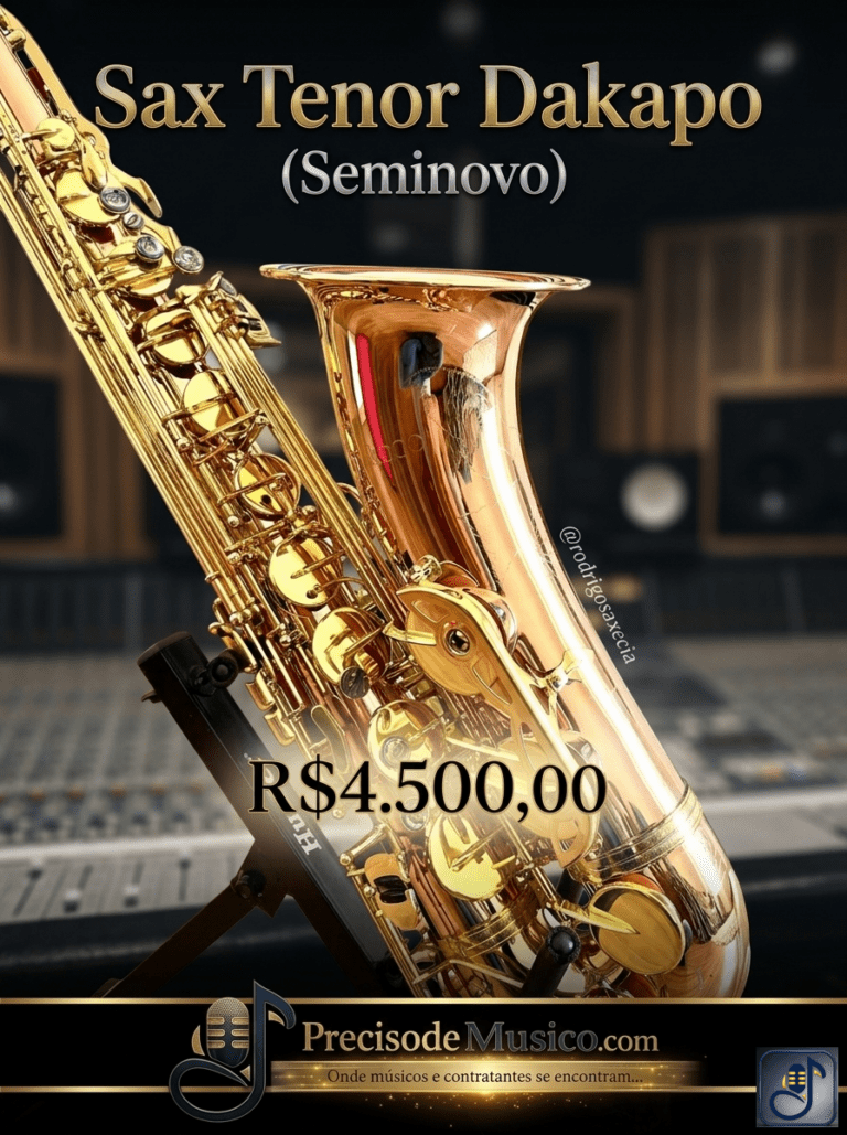 Sax Tenor Dakapo (Seminovo) — Americana - SP
