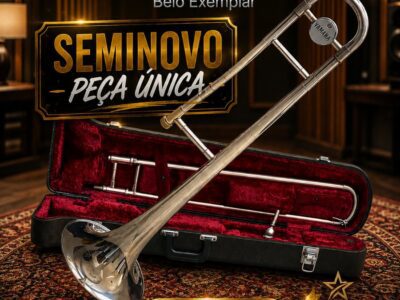 Trombone De Vara Yamaha JapãO SL100S – Prateado