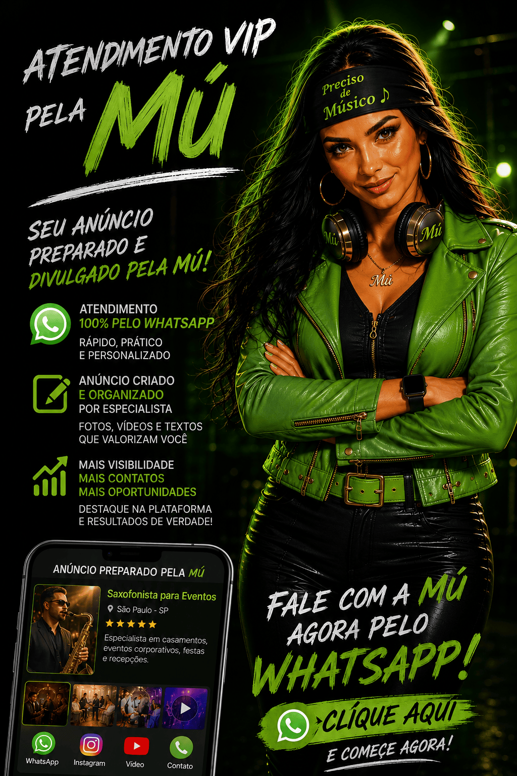 Mú pelo WhatsApp - atendimento direto