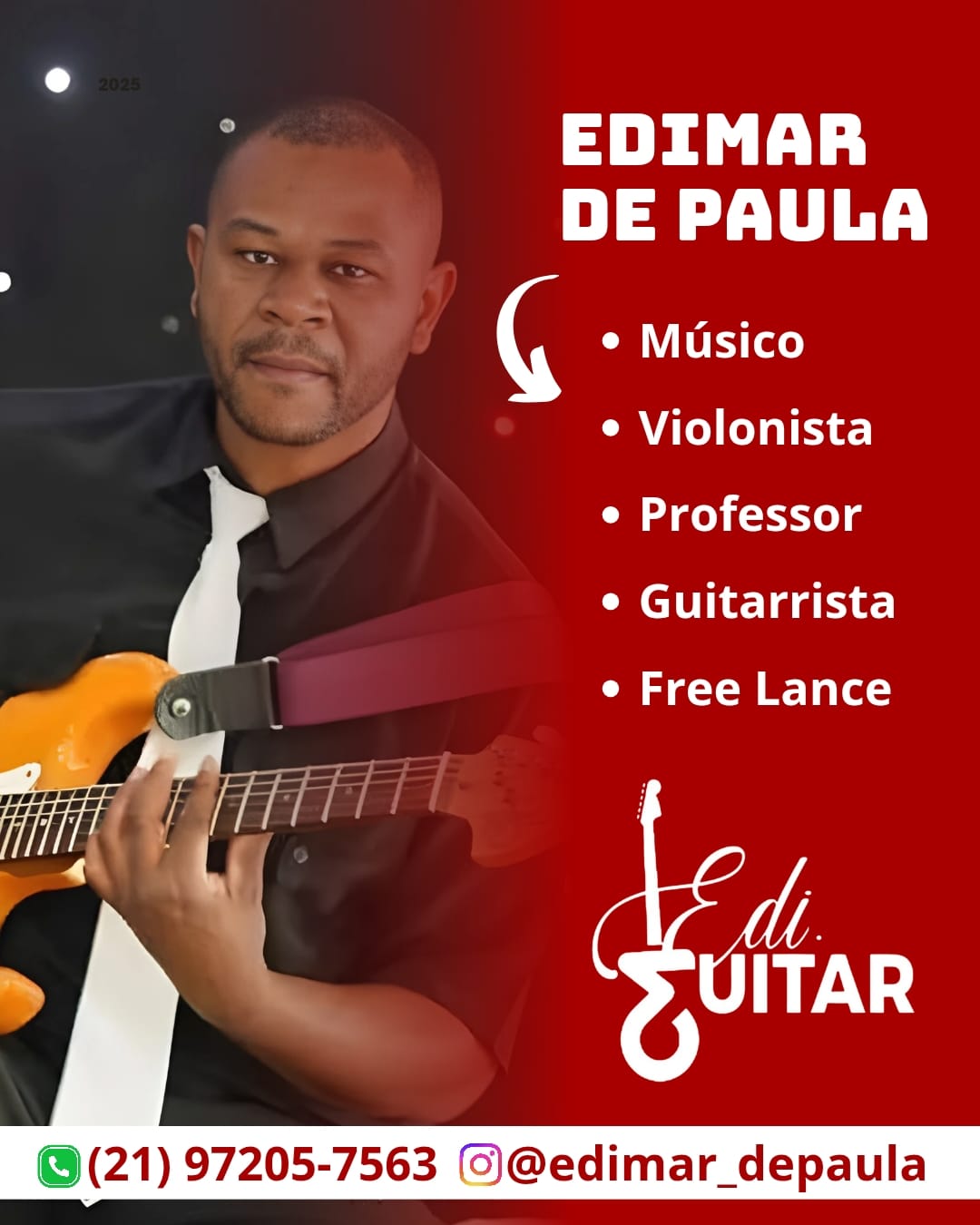 Edimar de Paula – Guitarra e Violão