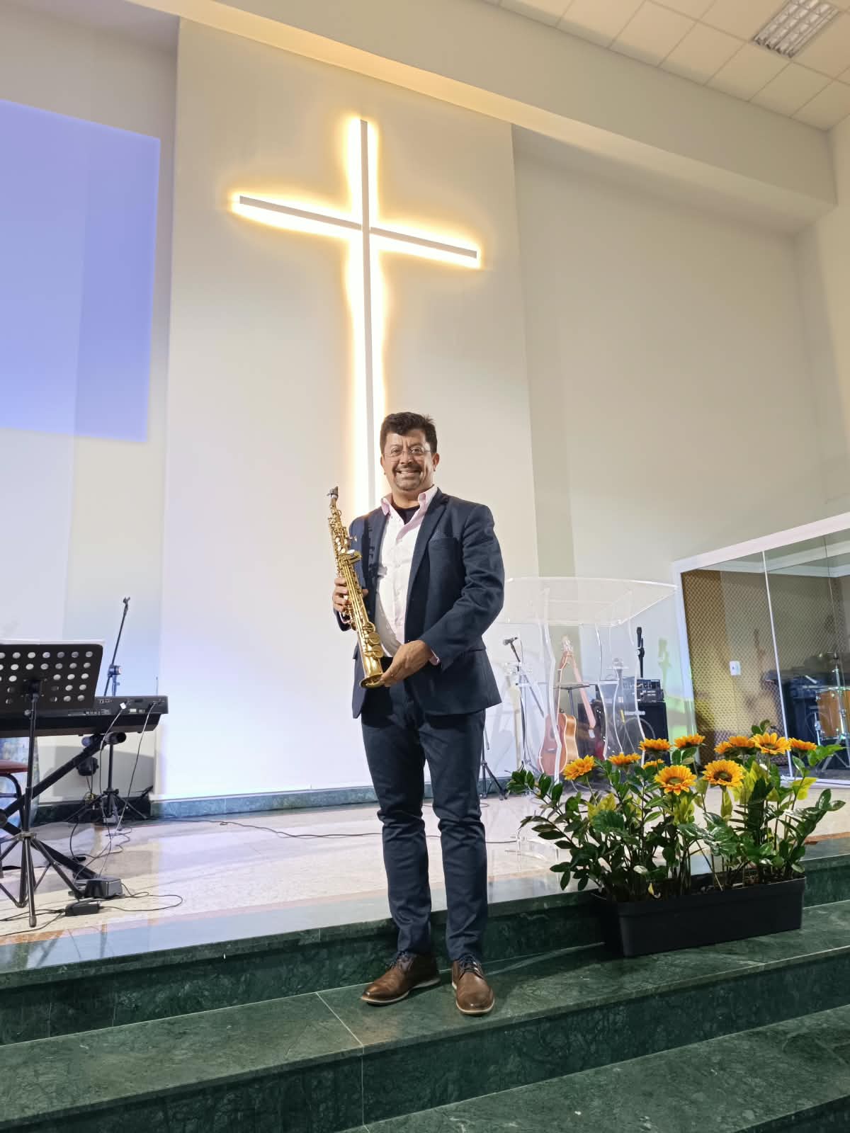 Saxofonista Cláudio Bezerra Sax