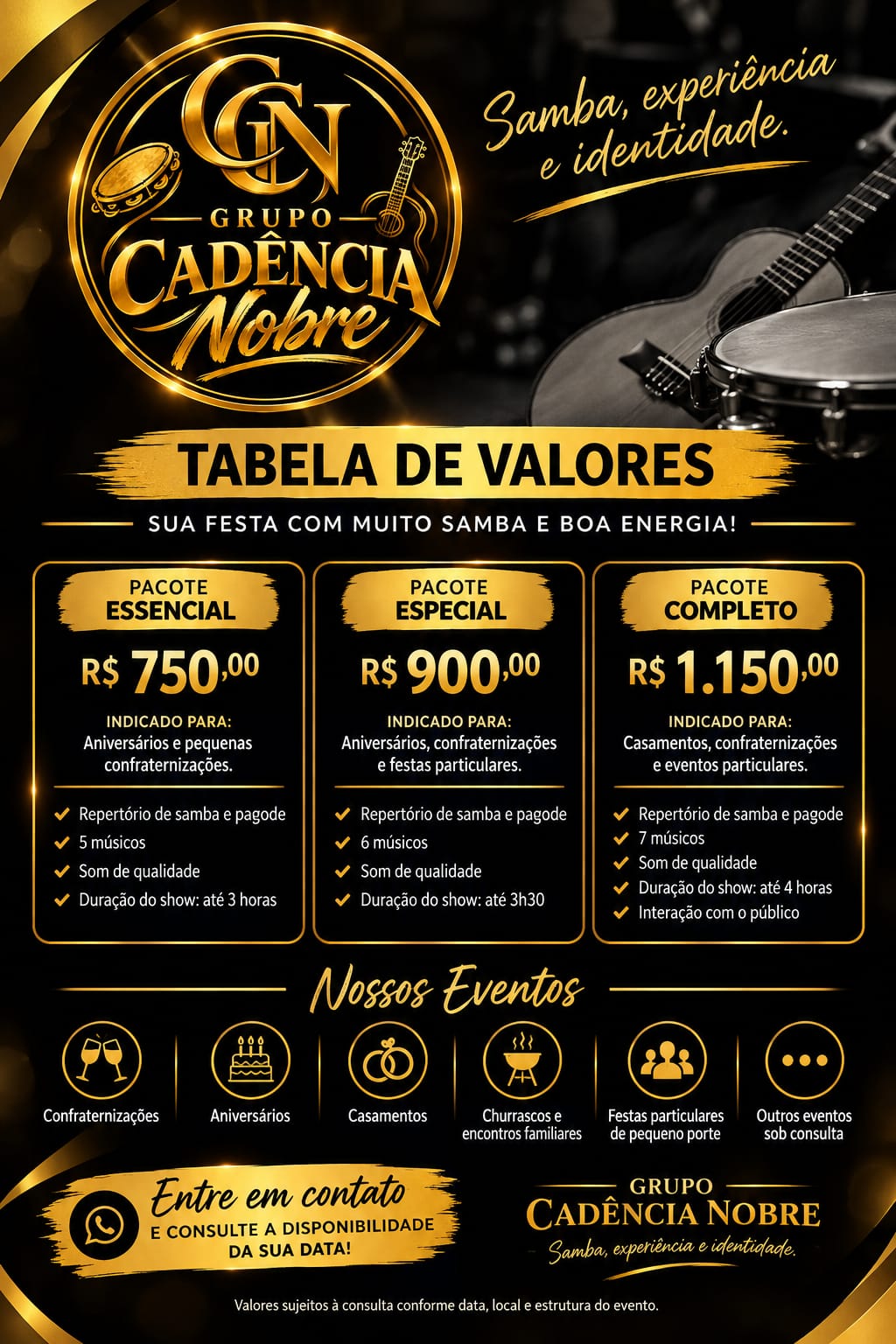Grupo Cadência Nobre – Samba