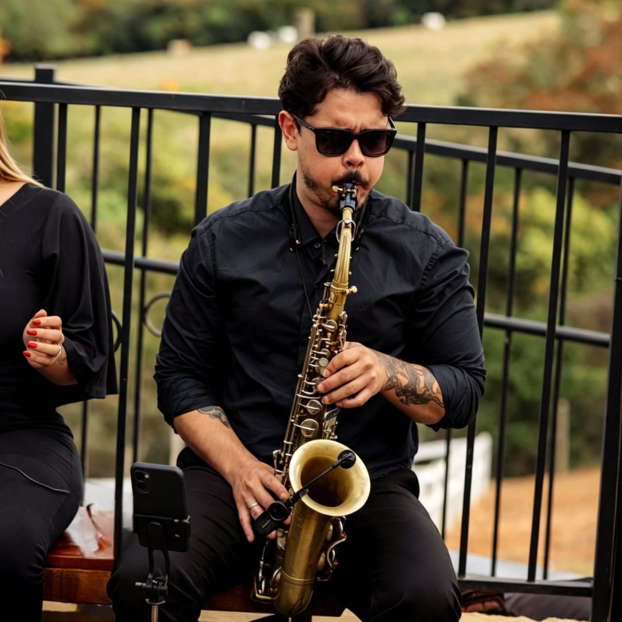 Saxofonista Edu Ribeiro